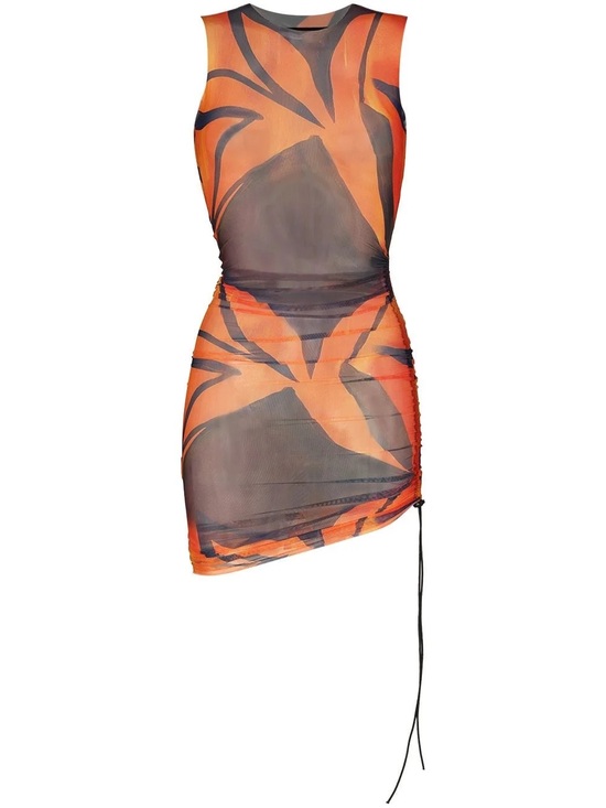 Louisa Ballou Other - Louisa Ballou Heatwave Sheer Mini Dress